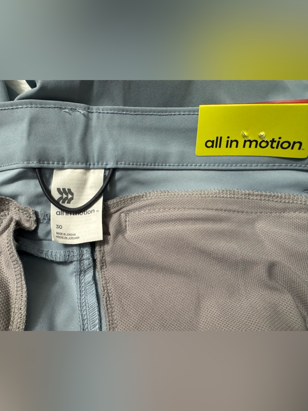All In Motion Men’s 360 Lifestyle Golf Shorts Light Blue Size 30 - Picture 5 of 6